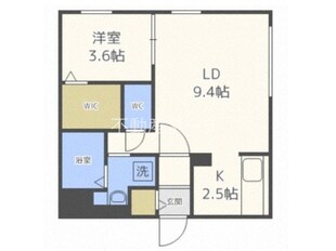 Progress元町の物件間取画像